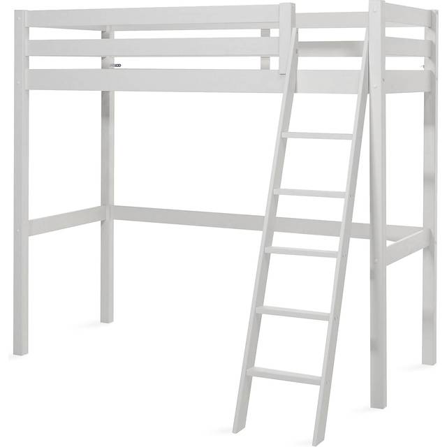 Vipack Loftsäng - Pino Mezzanine 90-200 Cm - Vit