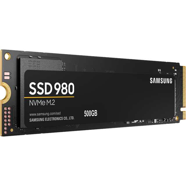 Samsung 980 500 GB PCIe 3.0 (up to 3500mbs) NVMe M.2 Internal Solid State Drive (SSD) (MZ-V8V500BW)