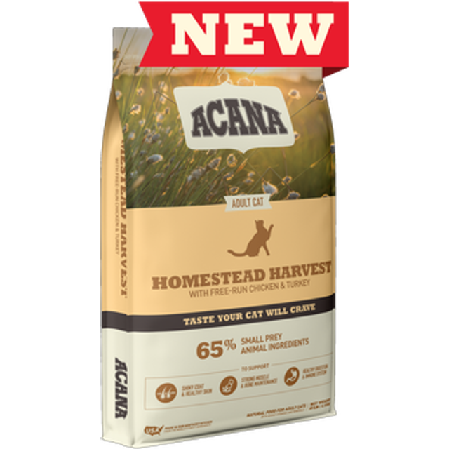 Adult Cat Homestead Harvest Torrfoder - 1,8 kg