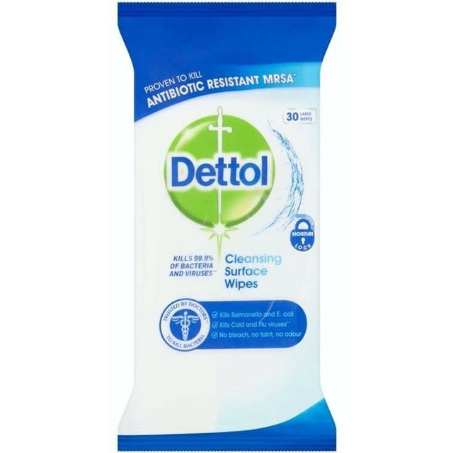 Dettol Antibacterial Cleansing Surface Wipes - 30 st