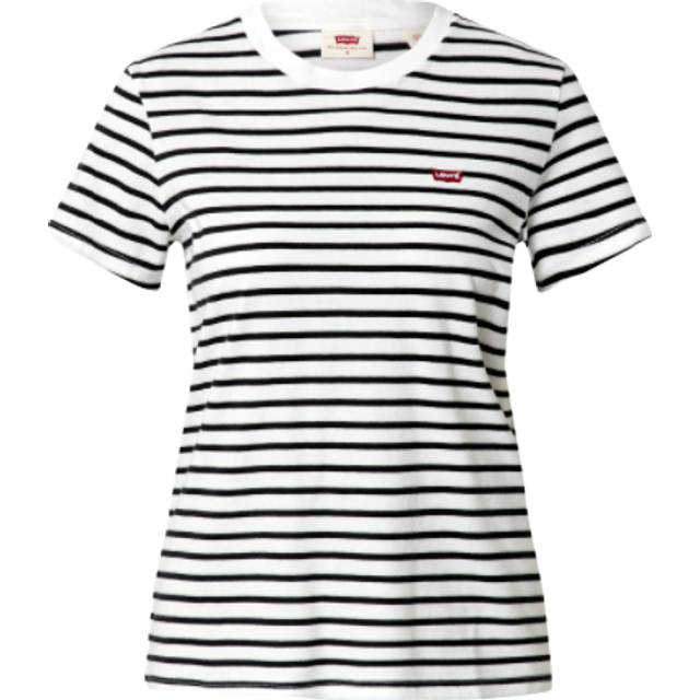 Levi's Perfekt t-shirt för kvinnor, Benitoite Cloud Dancer, XXS