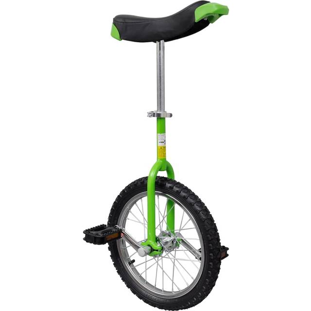 Enhjuling 16 tum grön