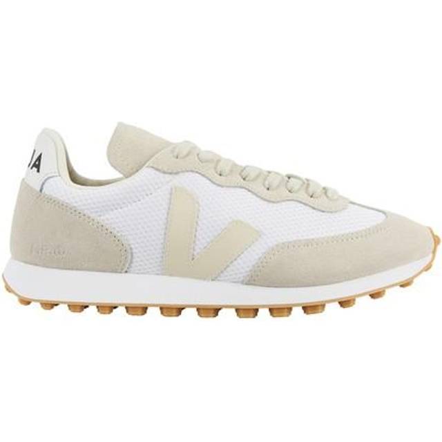 Veja Womens Rio Branco Trainers - White/Light-Grey, White/Grey, Size 3, Women