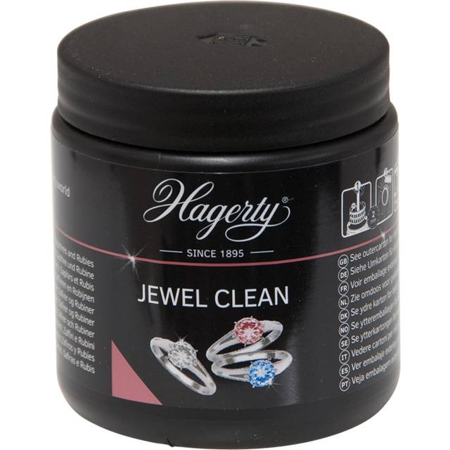 Hagerty Jewel Clean Jewellery Immersion Bath for Gemstones Gold Platinum 170 ml - Effective Jewellery Cleaner Diamonds sapphires Rubies - Jewellery