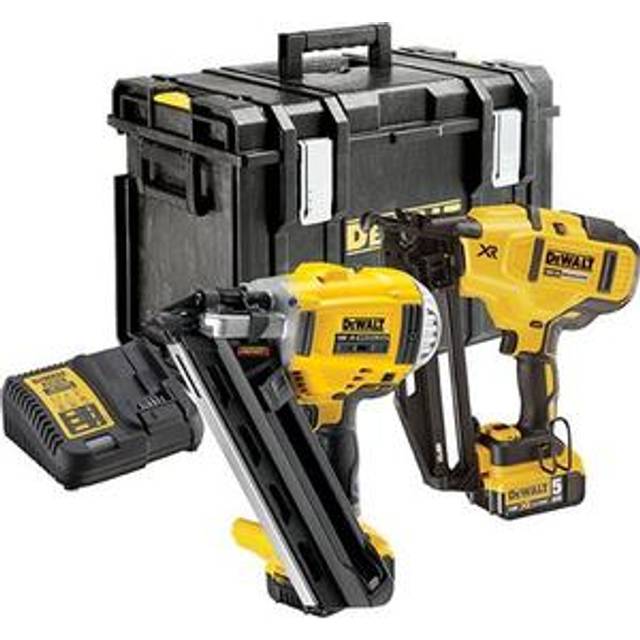 DeWalt DCK2046P2-GB 18V Nail Gun Twin Pack