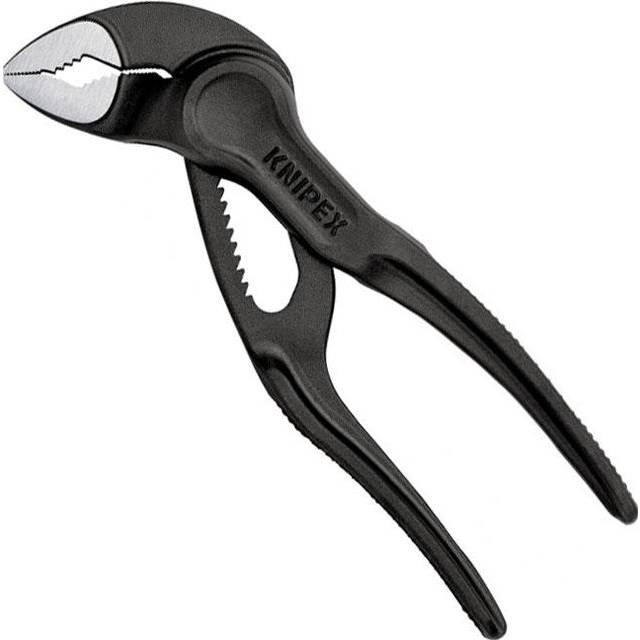 Knipex Cobra XS Polygriptång grå, försedd med korrosionsskydd, präglad, grov yta 100 mm 87 00 100
