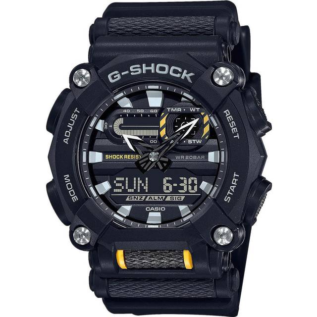 G-Shock GA-900-1AER Men's Heavy Duty Black Resin Strap Watch