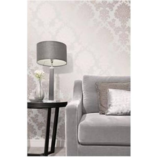 10m x 53cm Semi-Gloss Wallpaper Roll - Rose Gold (1,000cm L X 52cm W)