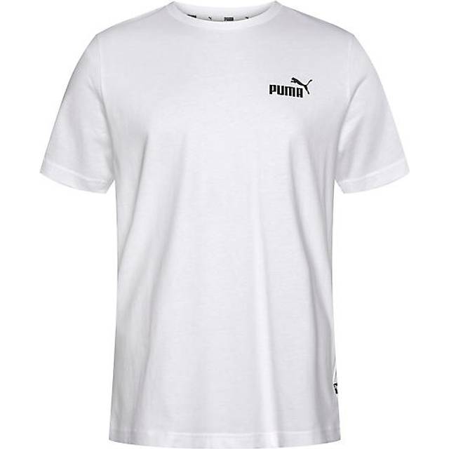 (Small, White) Puma Mens ESS Small Logo Tee