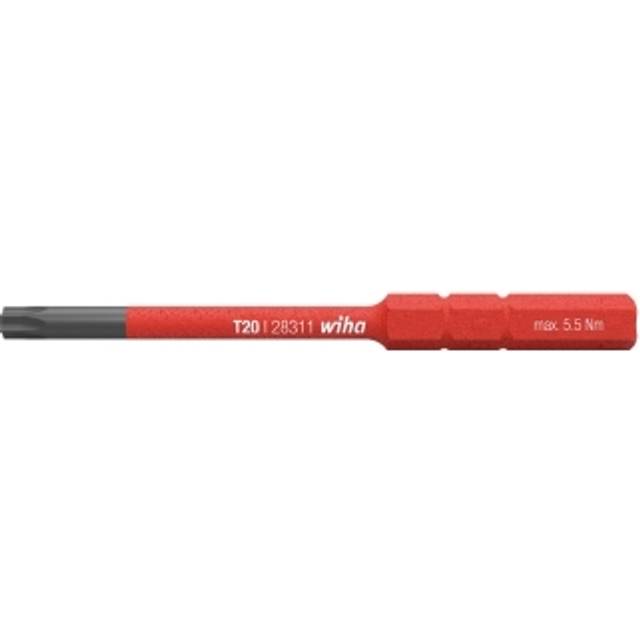 Wechselkl.SlimBit electric, TORX T 8x75mm VDE isol.WIHA