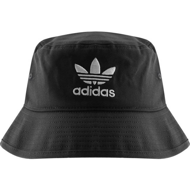 adidas Originals – adicolor – Svart solhatt med treklöverlogga-Svart/a