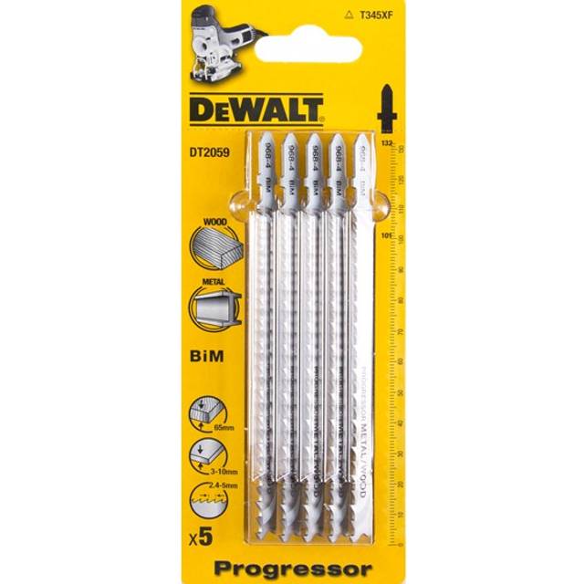 DeWalt DT2059-QZ T345XF Jigsaw Blade, Pack of 5