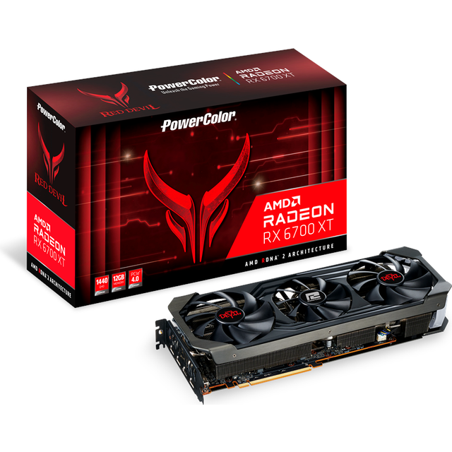 Powercolor RX 6700XT 12GB Red Devil OC, AXRX 6700XT 12GBD6-3DHE/OC