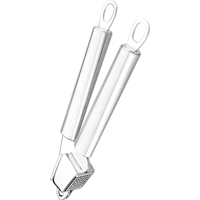 Garlic press Lacor Luxe 18/10 - Argenté - 18x3x5 cm
