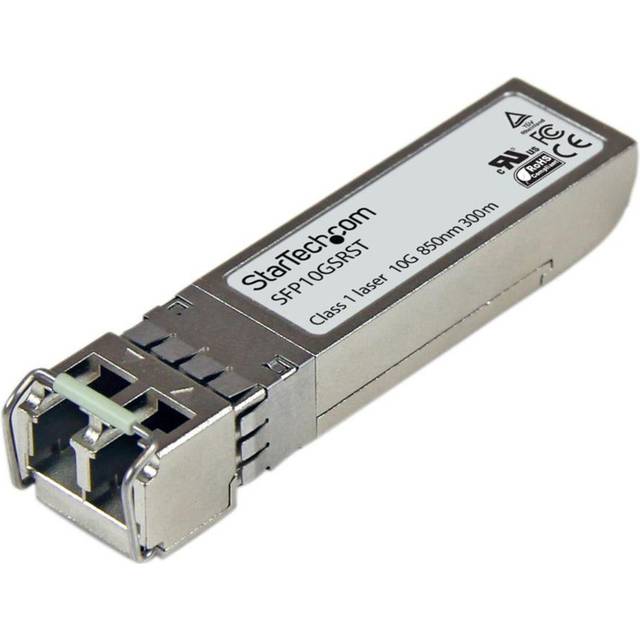 StarTech.com Cisco SFP-10G-SR Compatible SFP+ Transceiver Module - 10GBASE-SR~Cisco SFP-10G-SR Compatible SFP+ Module - 10GBASE-SR - 10GbE Multimode Fiber MMF Optic Transceiver - 10GE Gigabit Ethernet SFP+ - LC 300m - 850nm - DDM Cisco Firepower, ASR9000,