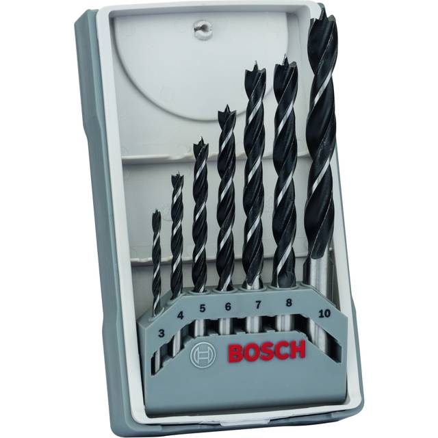 Bosch 7-piece wood drill bit set 2607017034