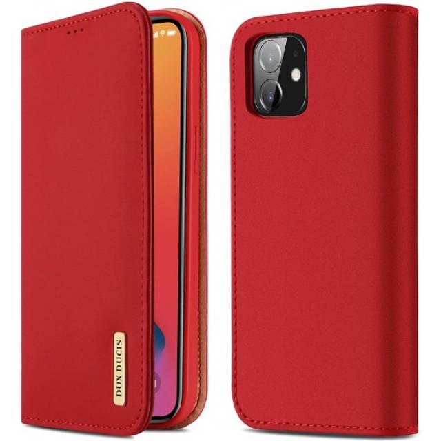 iPhone 12/12 Pro Dux Ducis Wish Läder Plånboksfodral - Svart