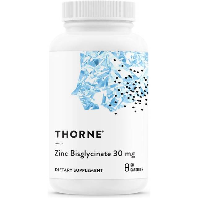 Thorne  Zinc Bisglycinate  30 mg  60 Capsules