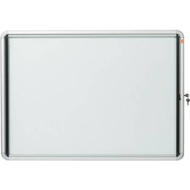 Nobo Låsbar Magnetisk Anslagstavla, 8 x A4, Premium Plus, Vit, 1902559