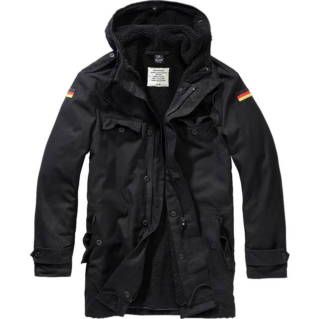 Brandit Parka Flag, textile jacket , color: Black , size: 3XL