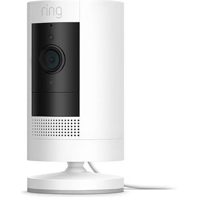 Ring Stick Up Cam Plug-In | HD security camera with Two-Way Talk