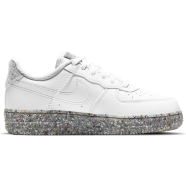 Nike Childrens Unisex Force 1 KSA Multicolor Kids Trainers - White Leather - Size UK 13.5 Kids