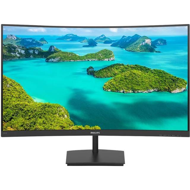 Philips E Line 241E1SC/00 23.6" Full HD Curved Gaming Monitor - 75Hz, 4ms, VA, AMD FreeSync, Black