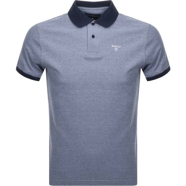 Barbour Heritage Men's Sports Polo Mix - Midnight - S - Blue