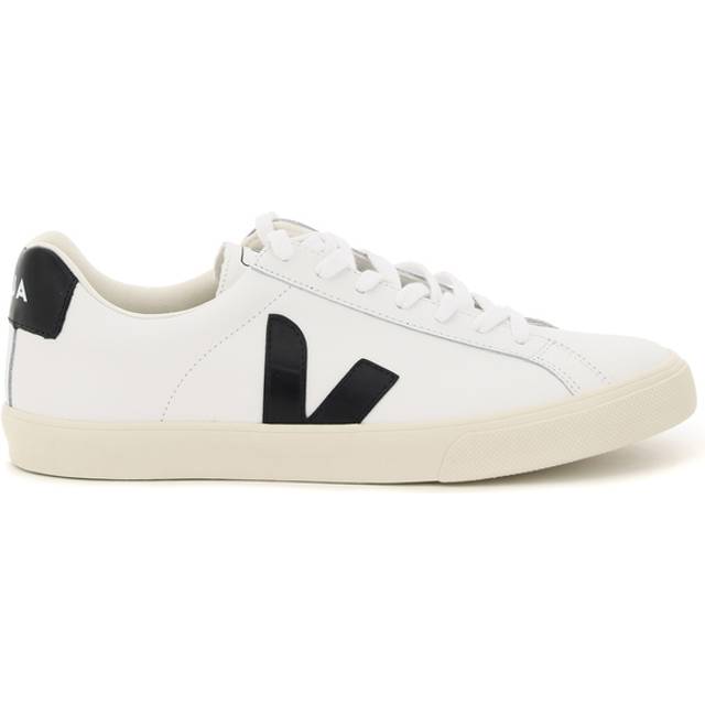 Veja Men's Esplar Logo Trainers - White/Black, White/Black, Size 7, Men