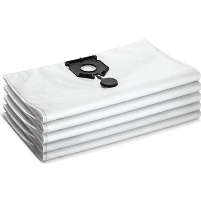 Karcher Fleece Filter Dust Bags Pack of 5 for NT 40/1 Vacuum Cleaners Pack of 5