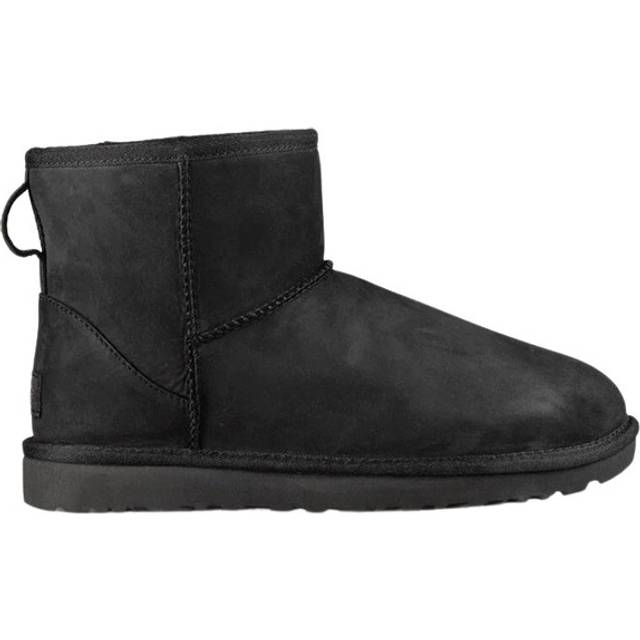 Ugg Ugg Classic Mini Leather Women's Ankle Boots - Black - UK 8