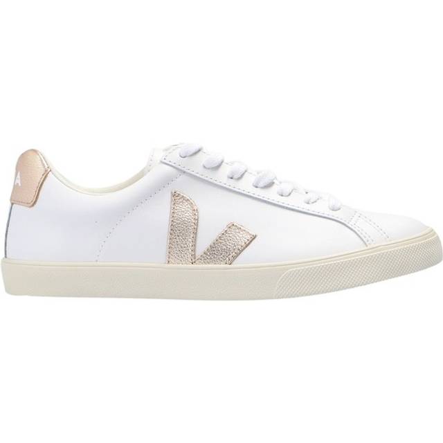 Veja Women's Esplar Logo Trainers - White/Beige, White/Beige, Size 8, Women