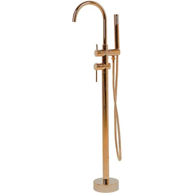 Beliani Freestanding Bathtub Faucet Tugela Copper