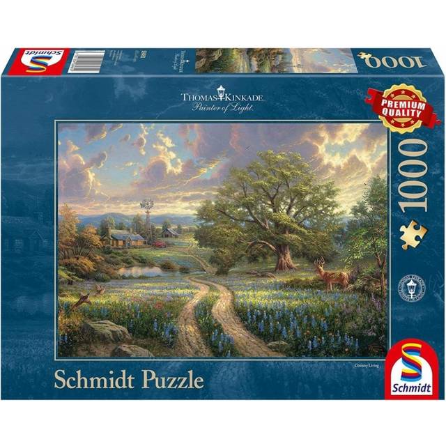 Jigsaw Puzzle - 1000 Pieces - Thomas Kinkade : Country Idyll