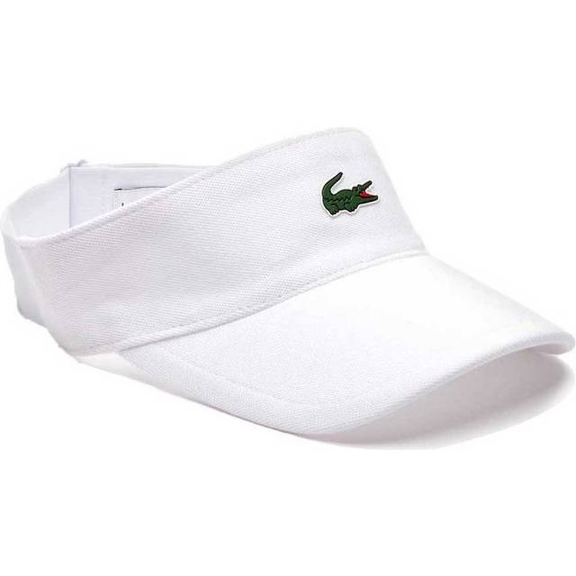 Lacoste Piqué and Terry Sport Visor Size One size White