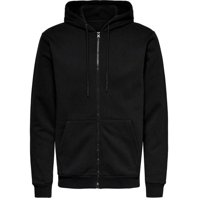 ONLY & SONS Huvtröja för män ONSCERES sweatshirt, svart, M