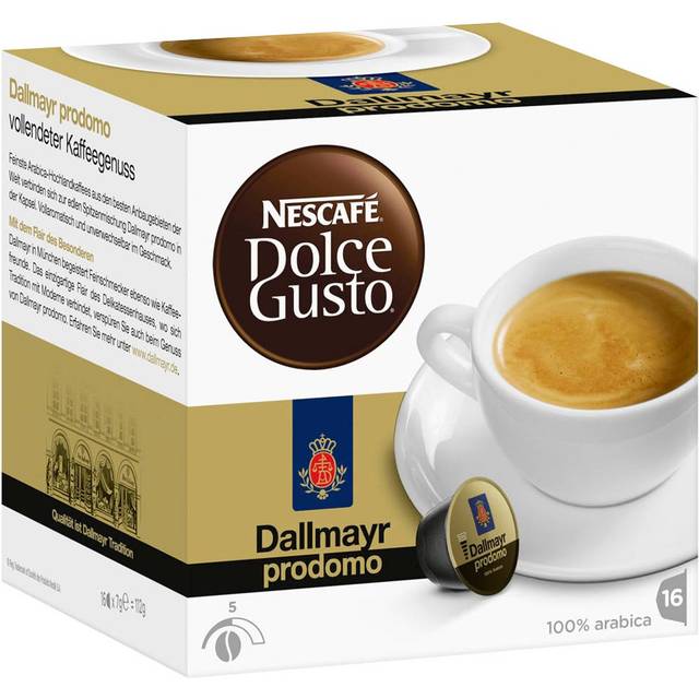 Nescafé Dallmayr Prodomo - 16 kapslar till Nescafé Dolce Gusto