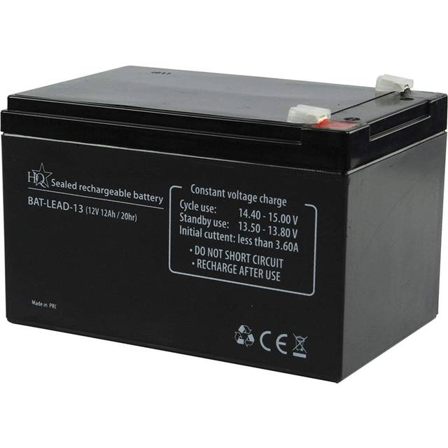 12v 12 Volt 12.0Ah 12000mAh Sealed Rechargeable Lead Acid Battery 151 mm x 98 mm x 95 mm