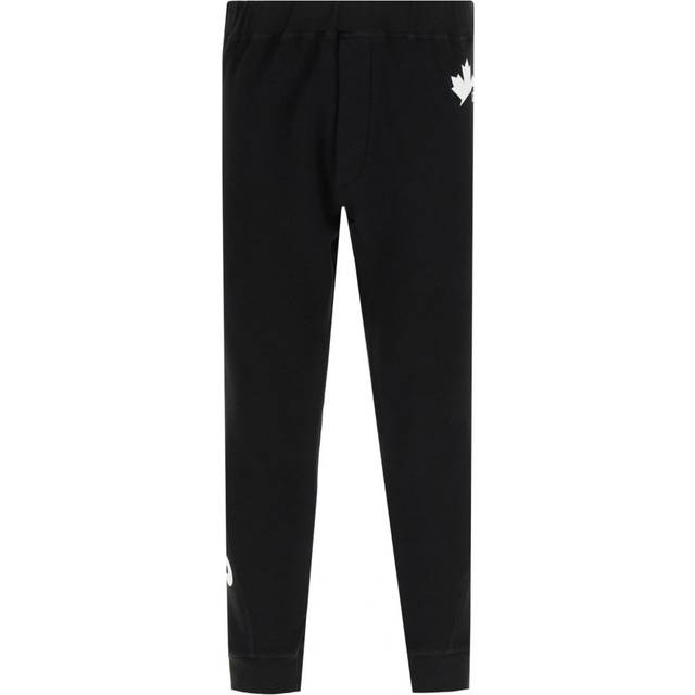 Dsquared2, Sweatpants, male, Black, M, Side Logo Jogger Trousers