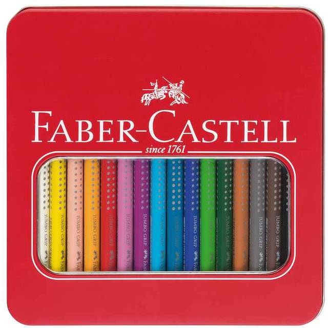 Faber - Castell Jumbo Grip Colour Pencils Tin