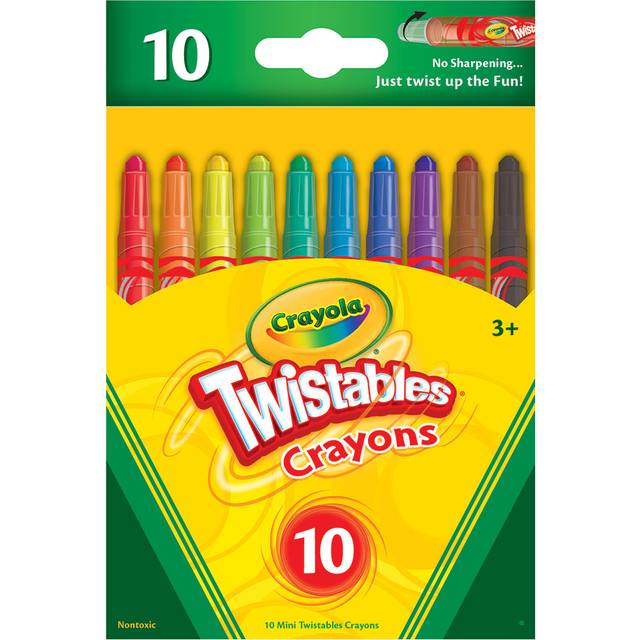 Crayola Twistables Coloured Pencils - 10 pcs