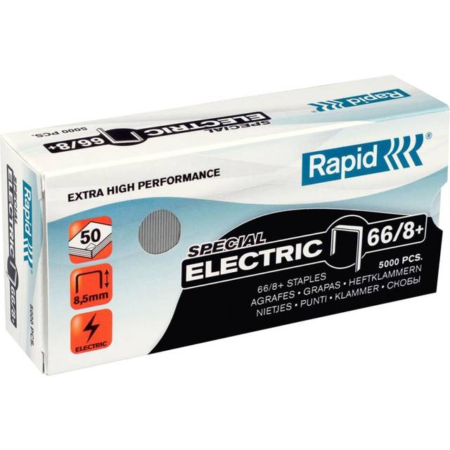 Rapid Staples 66/8+ Pack of 5000