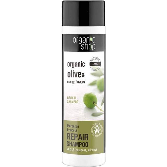 Organic Shop Avocado & Olive Återställande schampo För skadat hår 280 ml
