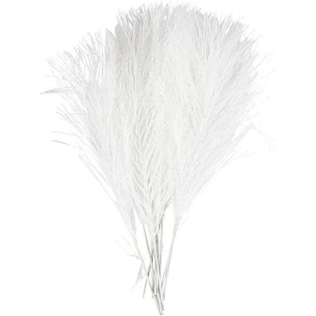 Artificial feathers Pack of 10 White