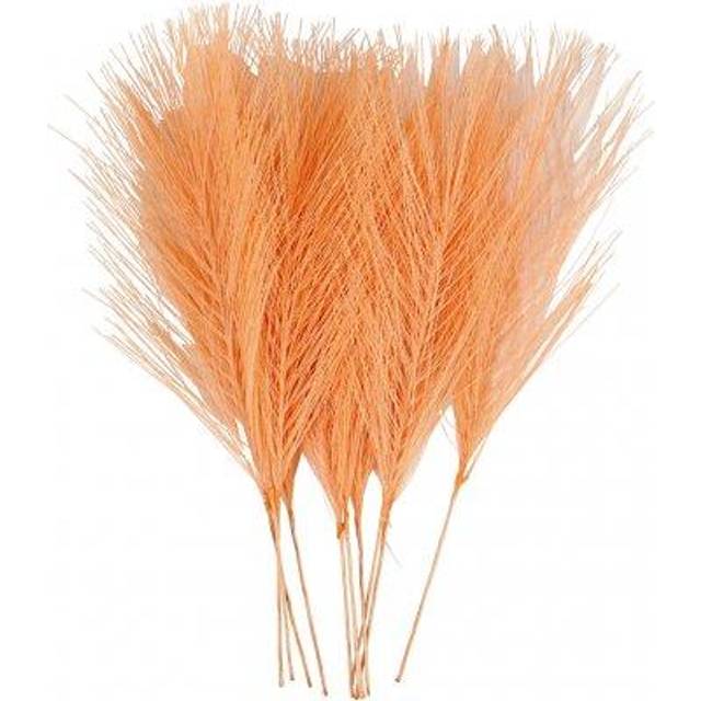 Artificial feathers Pack of 10 Orange