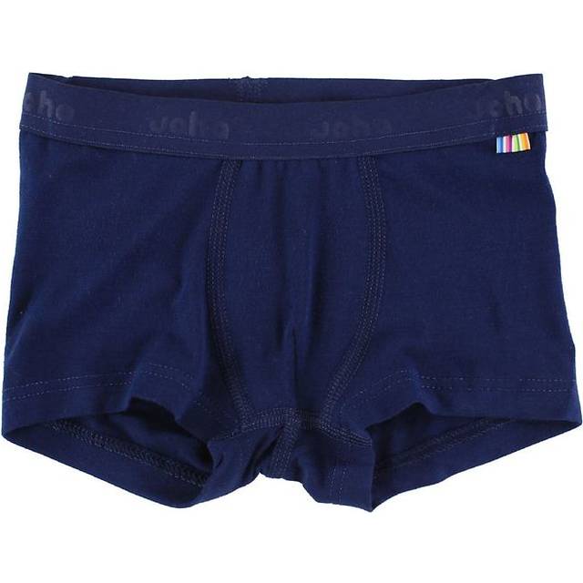 Joha Boys Blue Viscose Bamboo Boxer Shorts - 8-9 year