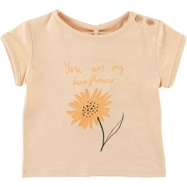 Soft Gallery T-shirt - Nelly - Sunny - Winter Wheat - Soft Gallery - 68 - T-shirt