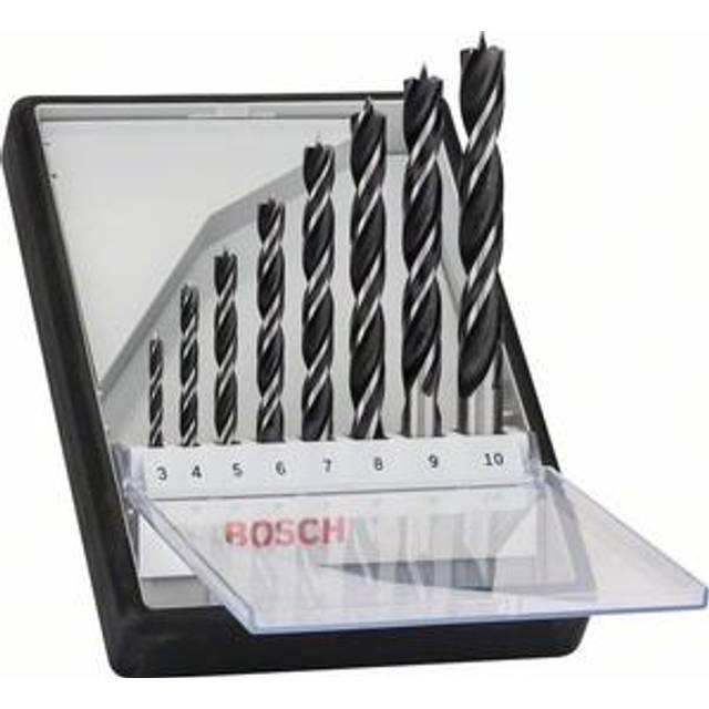 Bosch 2607010533 8 Piece Brad Point Robust Line Drill Set