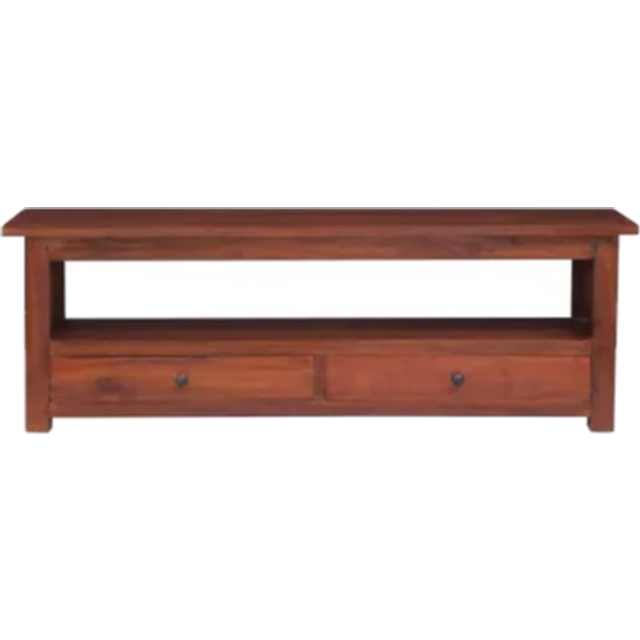 vidaXL TV Cabinet 120x30x40 cm Solid Mahogany Wood - Brown