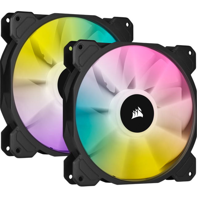 Corsair iCUE SP140 RGB ELITE White Dual 140mm PWM Fan Expansion Pack w